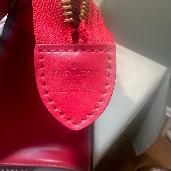 LOUIS VUITTON | Riviera epi leather | Red Bag | update: zipper fixed! - Picture 11 of 16